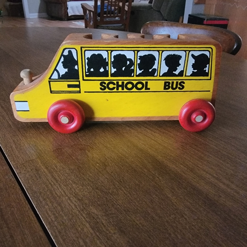 80's school bus change bank